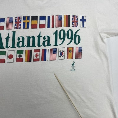 Vintage Atlanta Olympic Summer Games T-Shirt Size Large 90s