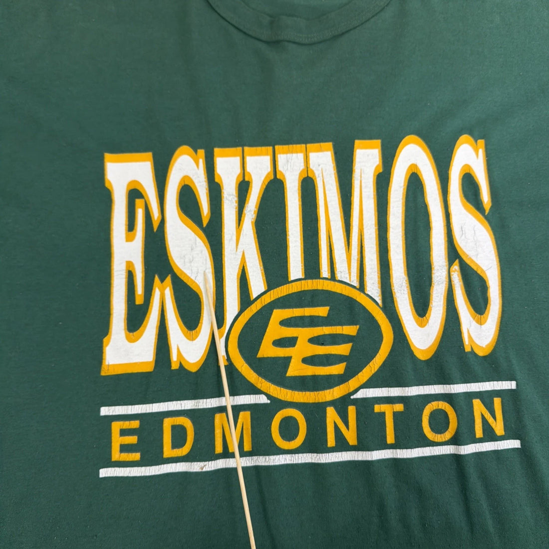 Vintage Edmonton Eskimos T-Shirt Size XL 90s CFL