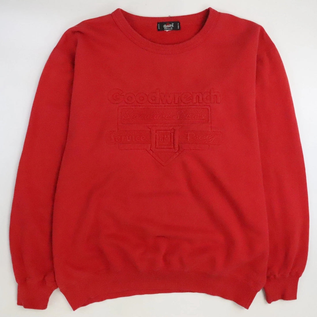 Vintage Goodwrench Service Racing Crewneck Sweatshirt Size XL Red