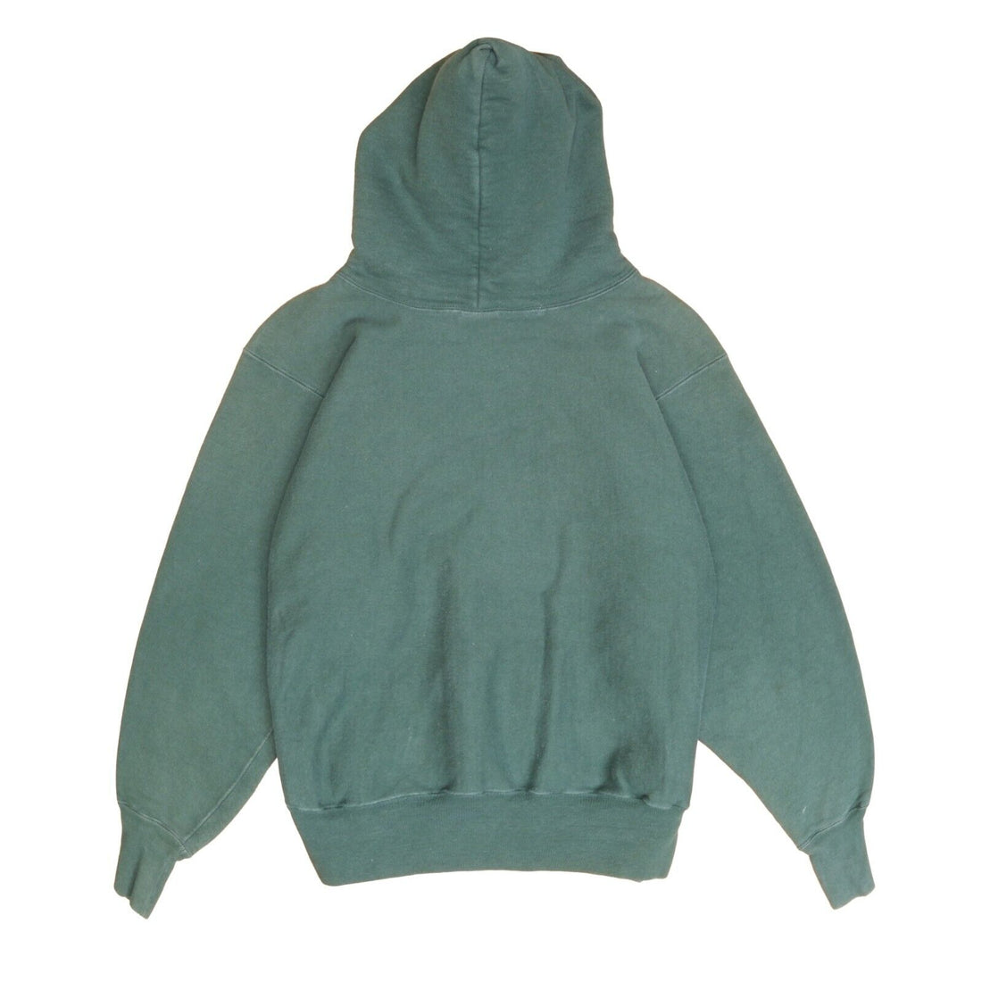 Vintage CW Post Champion Reverse Weave Sweatshirt Hoodie Size Medium Green 90s