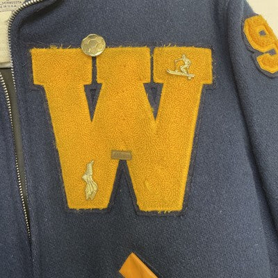 Vintage Wayzata Wool Varsity Lettertman Cheerleading Jacket Womens Medium 80s