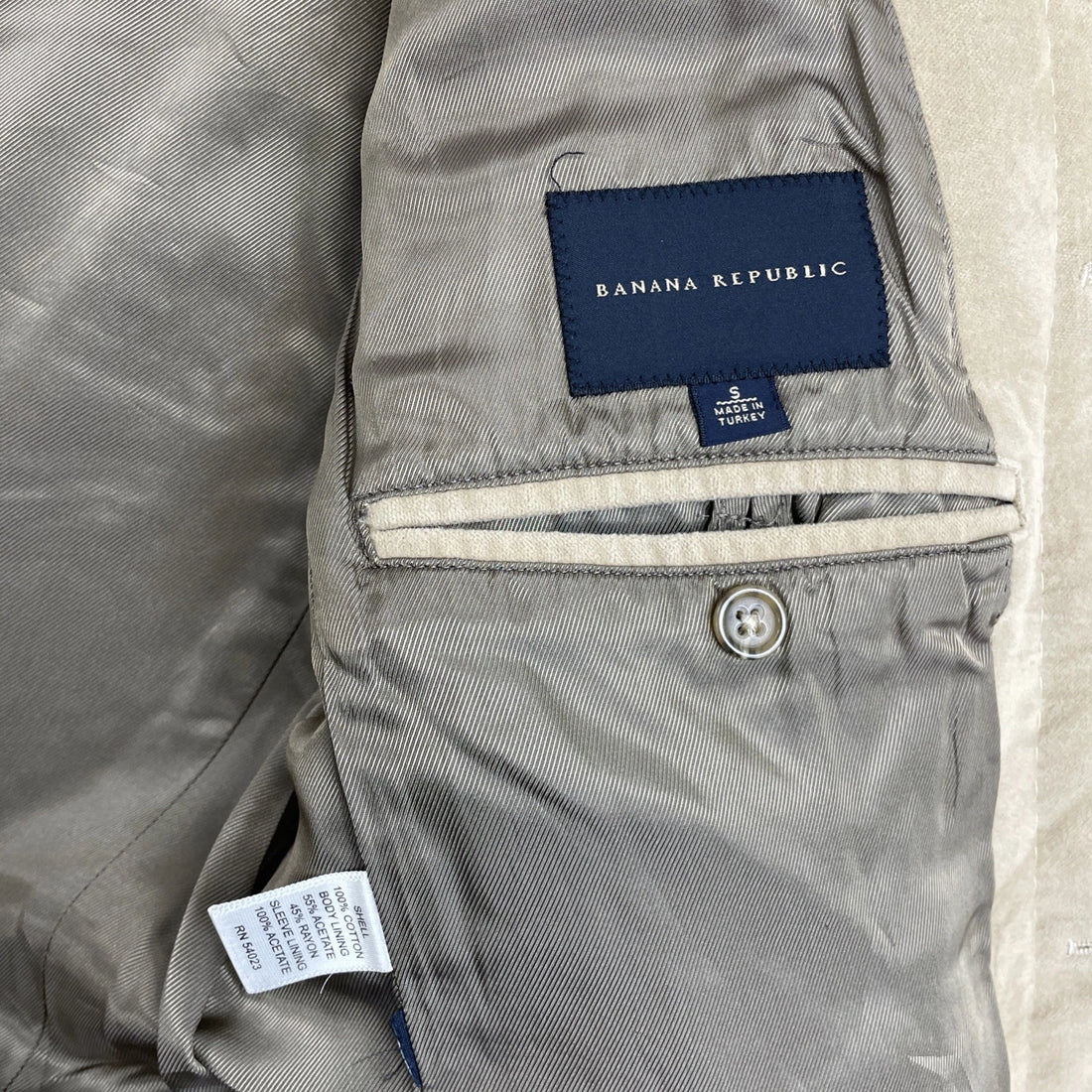 Banana Republic Coat Jacket Size Small Tan