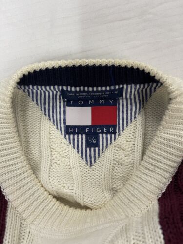 Tommy Hilfiger Cable Knit Pullover Sweater Size Large