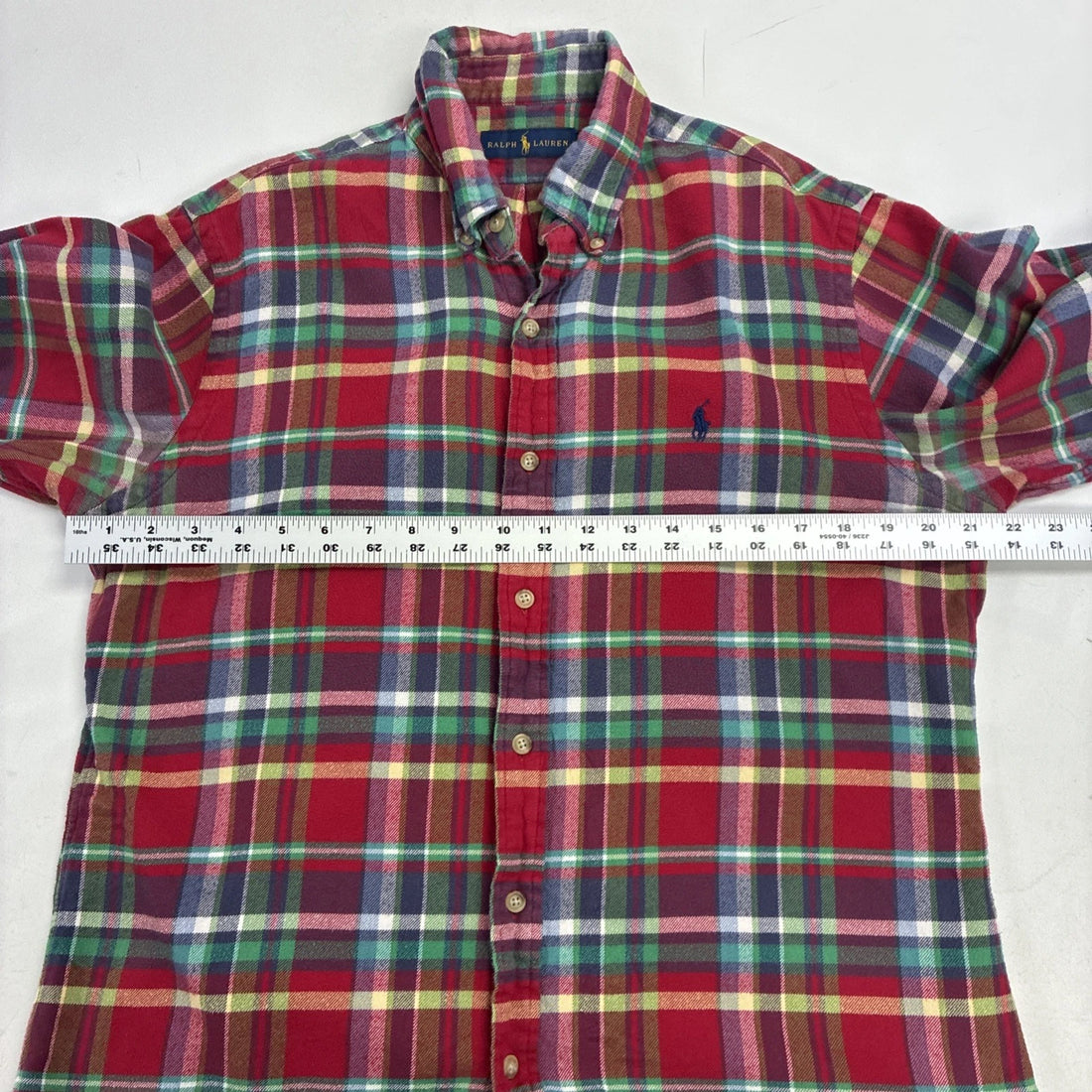 Ralph Lauren Button Up Shirt Size Medium Plaid
