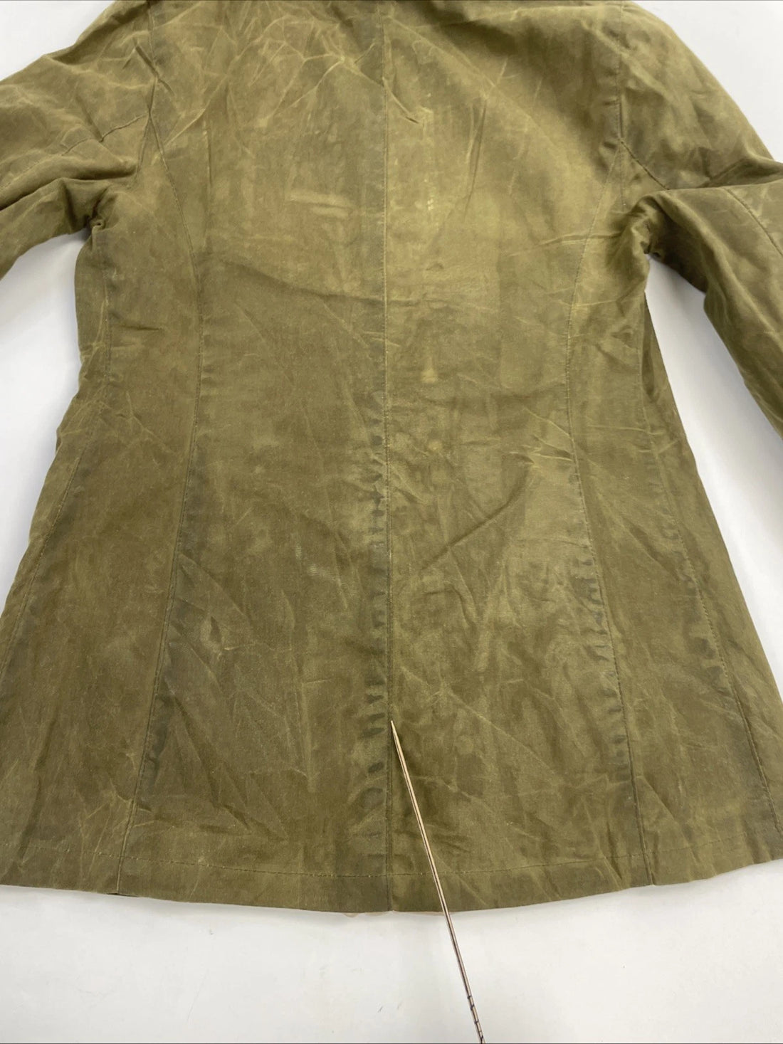 Vintage Paul Brodie Waxed Cotton Coat Jacket Size Small Green