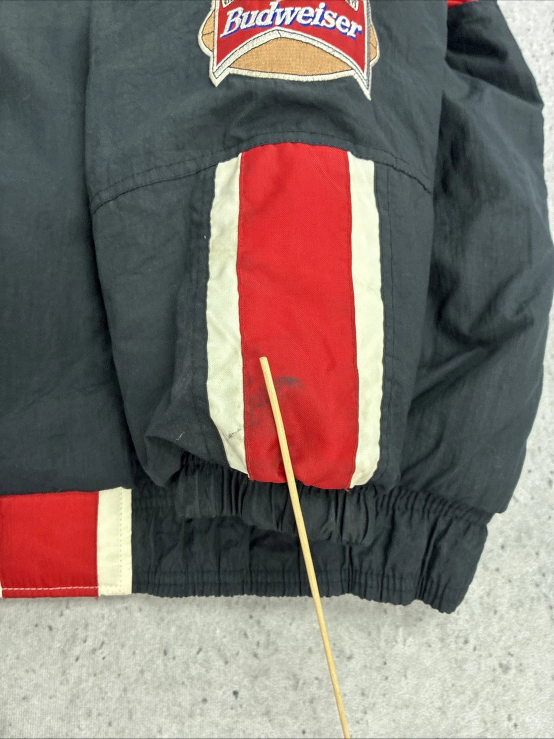 Vintage NFL Budweiser Starter Puffer Jacket Size XL
