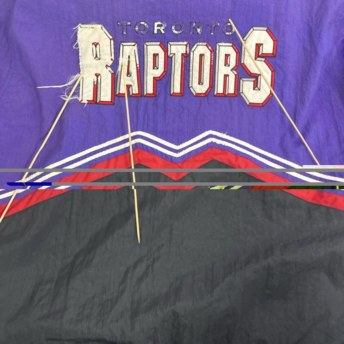 Toronto Raptors Logo Athletic Puffer Jacket Size XL NBA