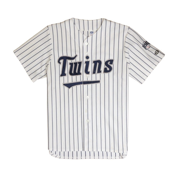 Vintage MSBA Twins Pinstripe Baseball Jersey Medium Throwback Vault