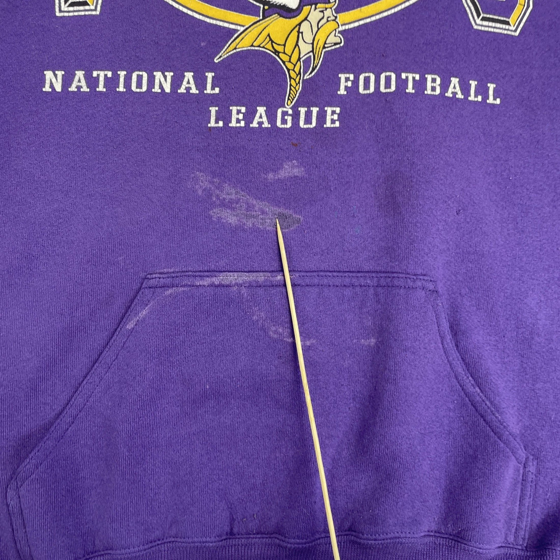 Vintage Minnesota Vikings Sweatshirt Hoodie Size XL NFL