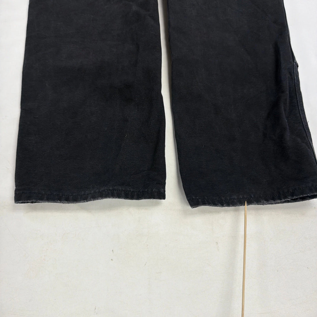 Carhartt Canvas Carpenter Double Knee Work Pants Size 33 X 30 Black