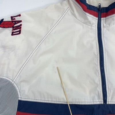 Vintage Cleveland Indians Starter Windbreaker Light Jacket Size XL MLB