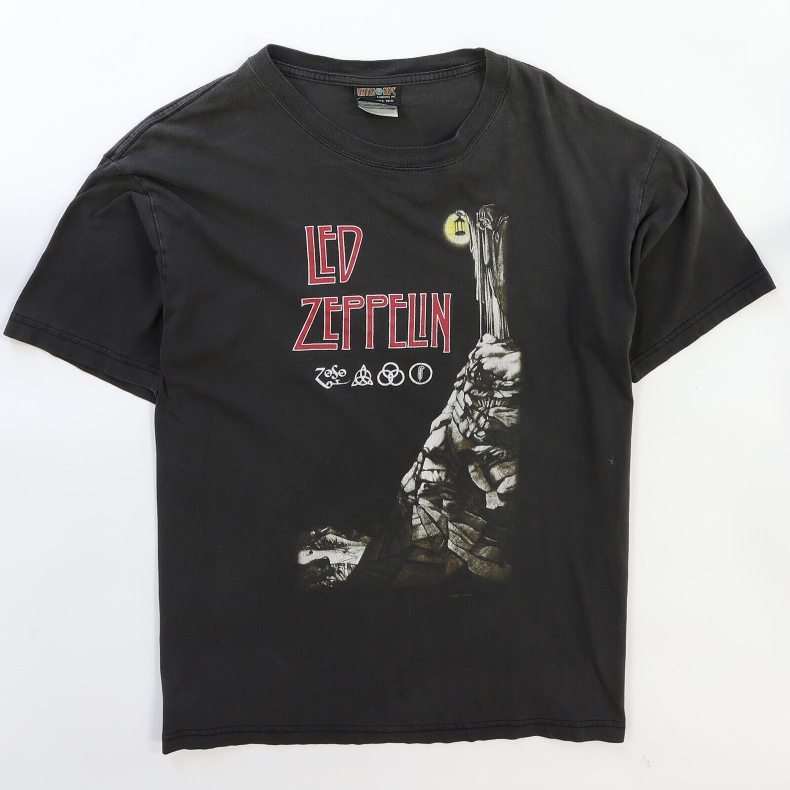 Vintage Led Zeppelin Artimonde T Shirt Size XL Band Tee 2004 Throwback Vault