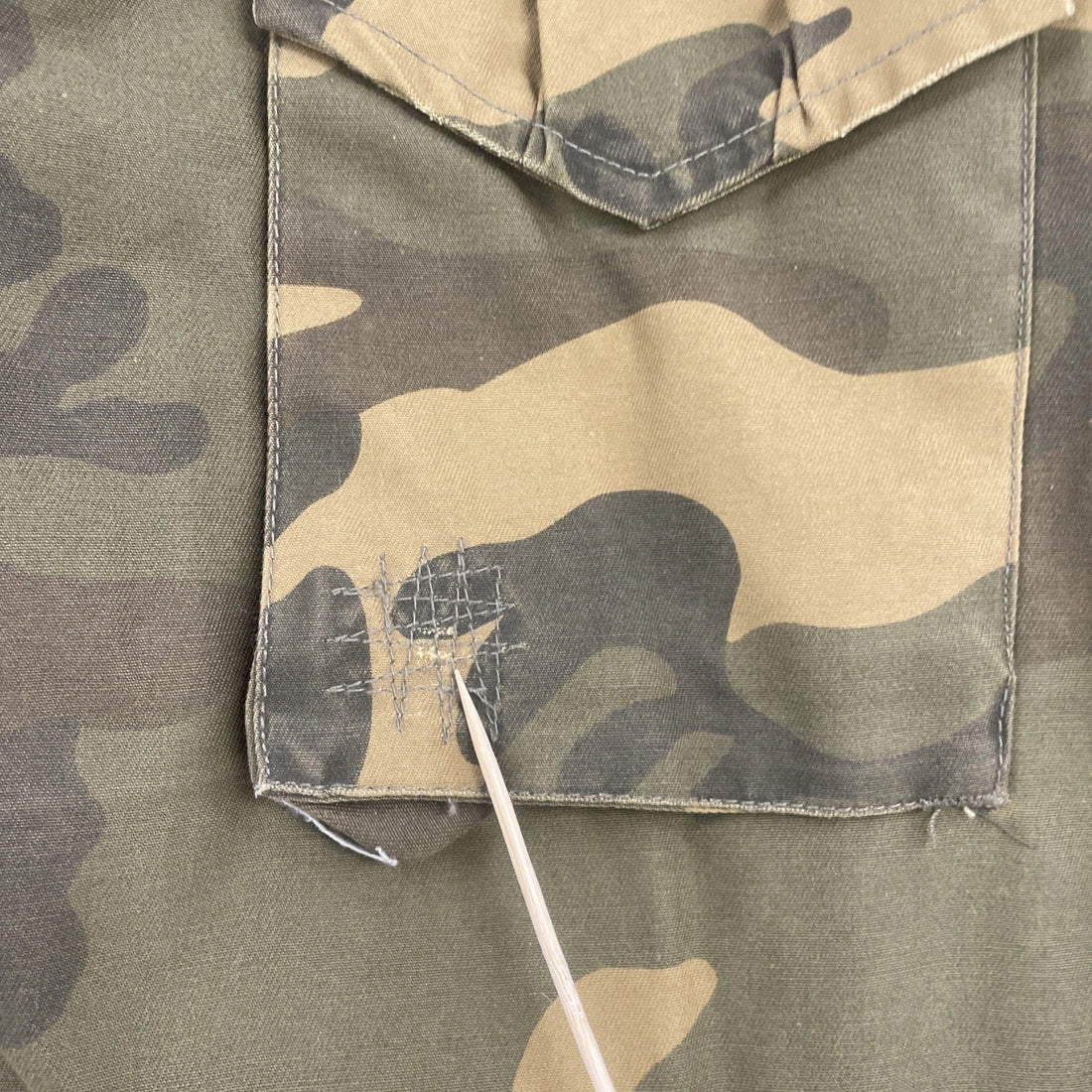 Abercrombie & Fitch AF92 Camo Military Field Jacket Size Large