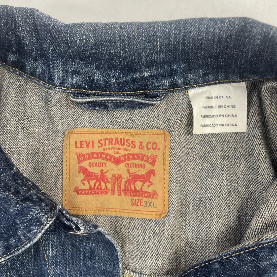 Levi Strauss & Co. Denim Trucker Jacket Size 3XL