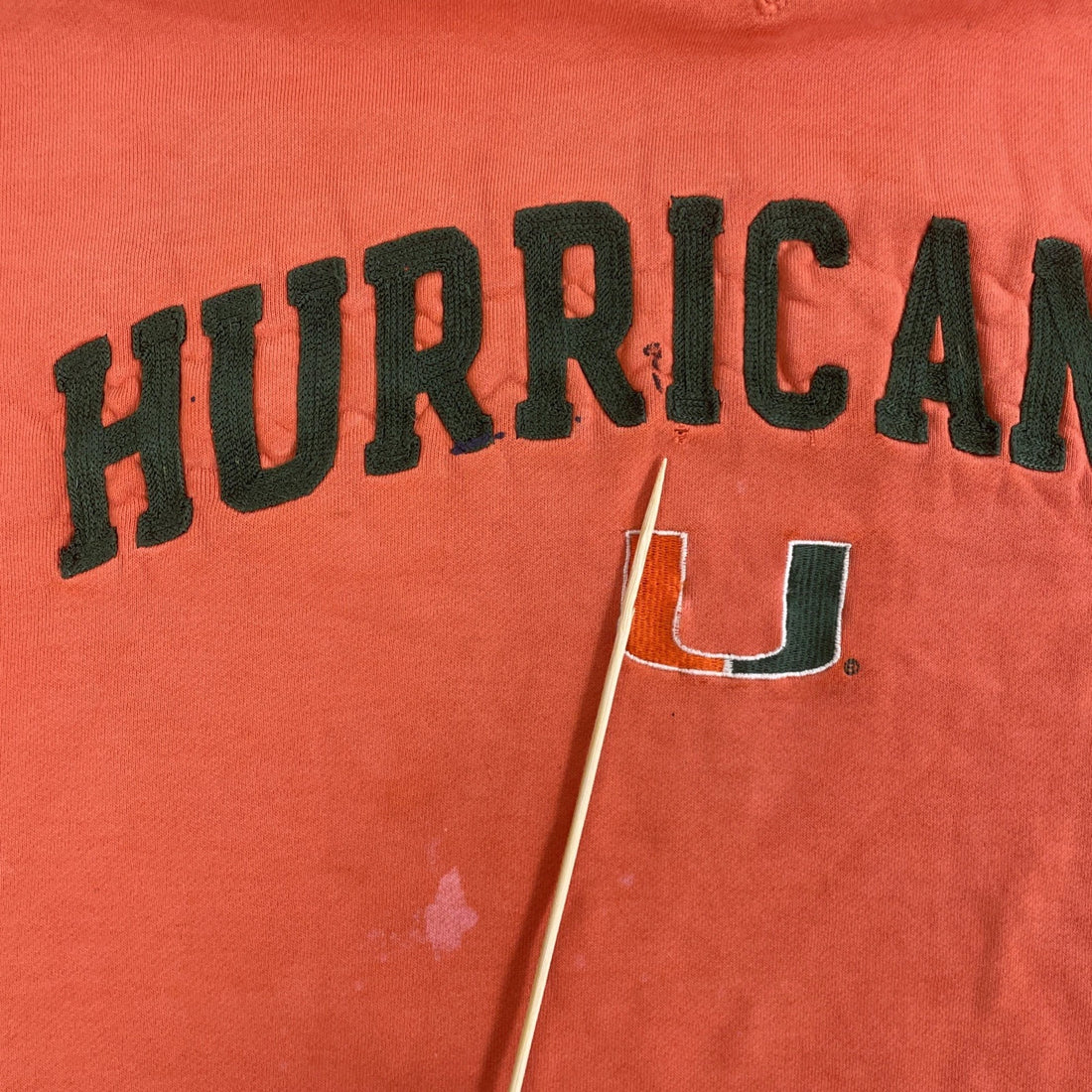 Vintage Miami Hurricanes Nike Sweatshirt Hoodie Size 2XL NCAA