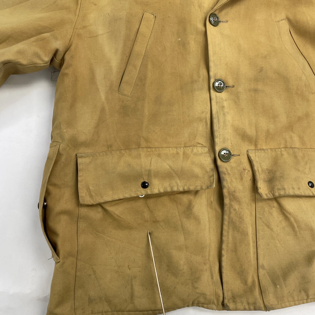 Vintage Rough Rider Hunting Field Coat Jacket Size 44 Wool Lined