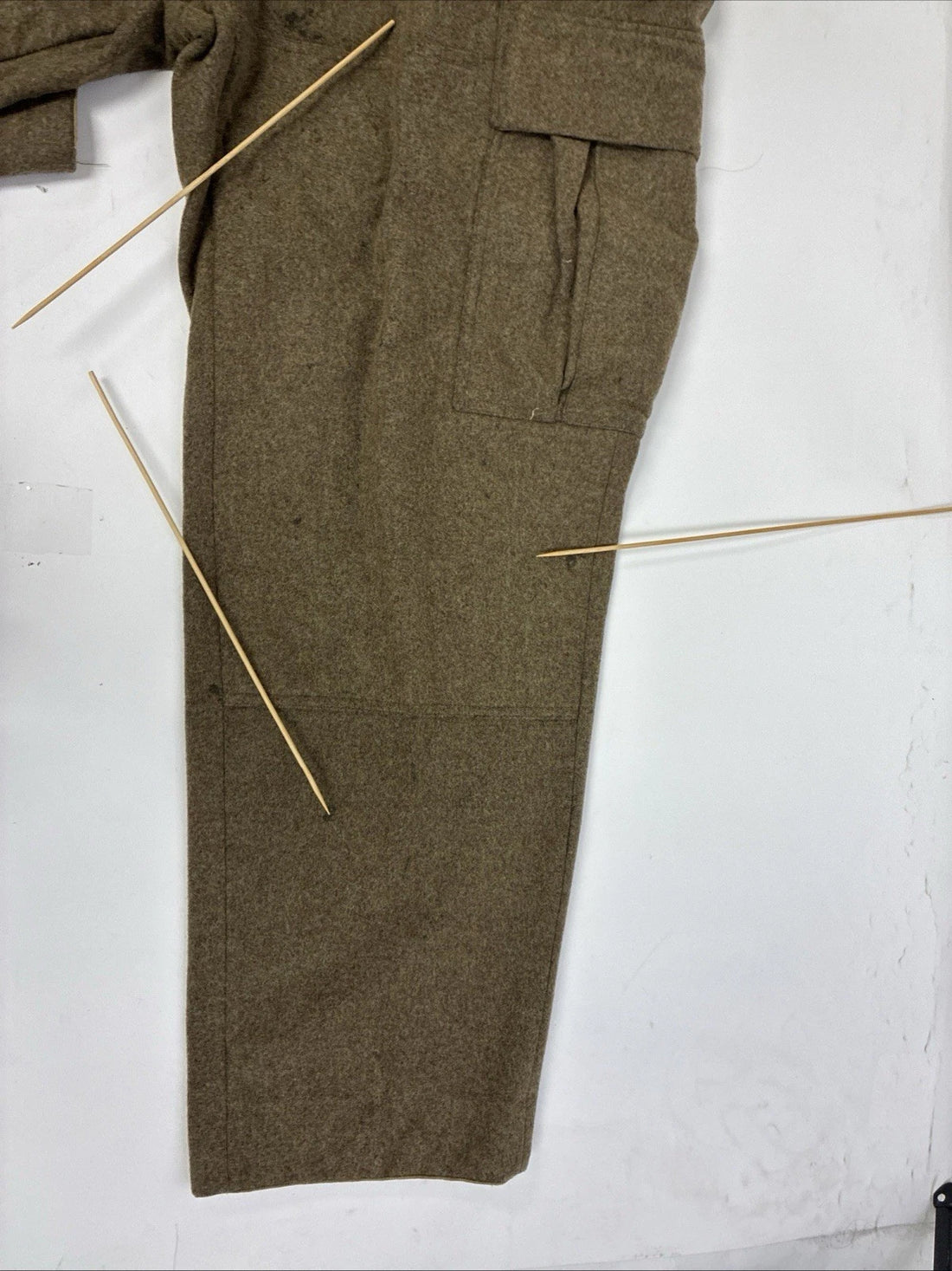 Vintage HCH Muermann KG Germany Military Army Wool Pants Size 30-32