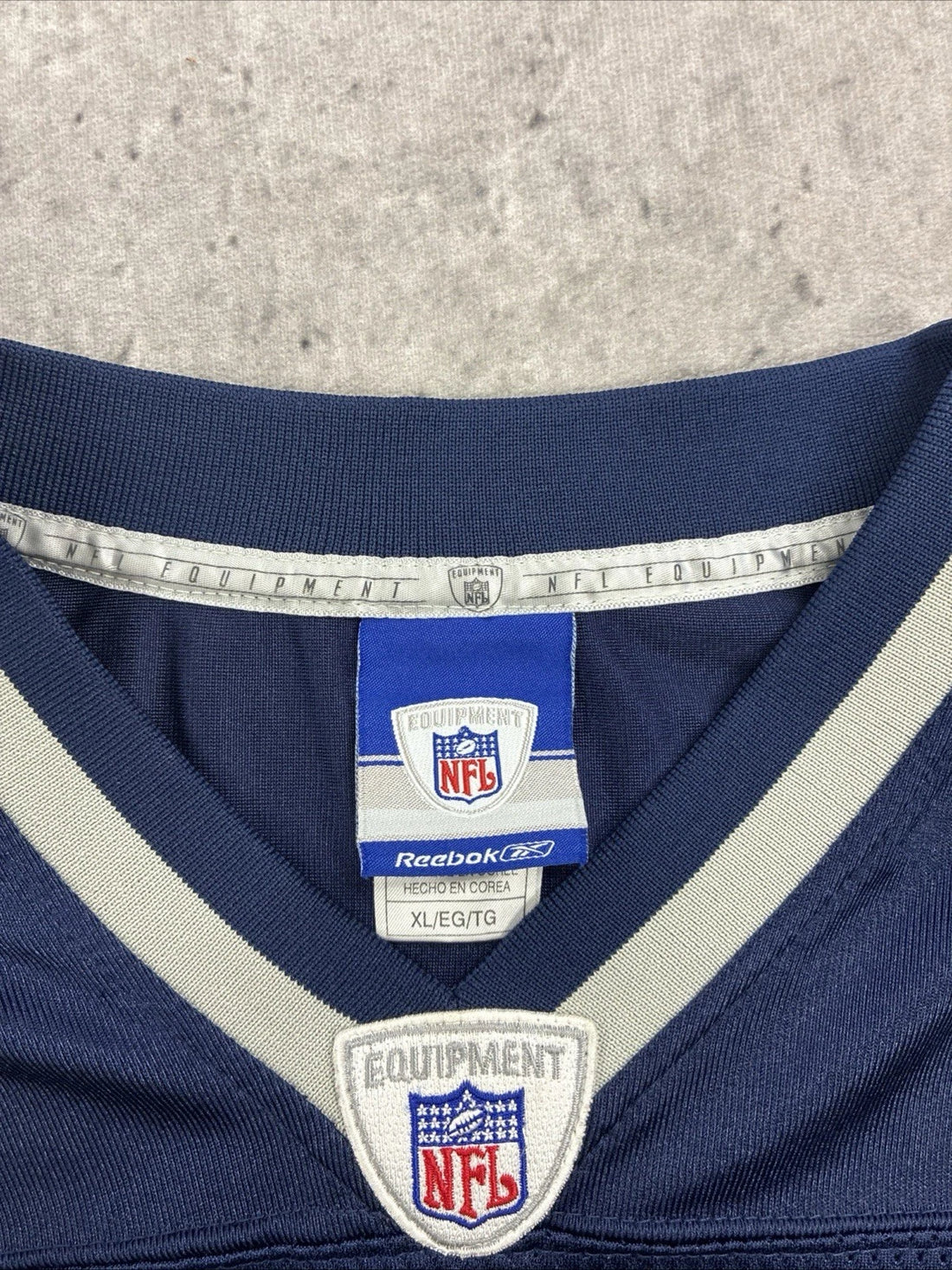 Vintage New England Patriots Tedy Bruschi Reebok Jersey Size XL NFL