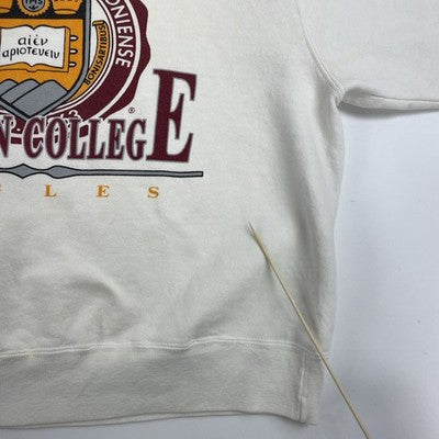 Vintage Boston College Crest Champion Crewneck Sweatshirt Size Large 80s