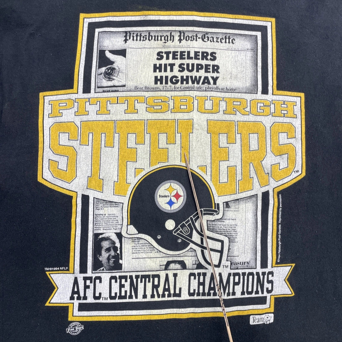 Vintage Pittsburgh Steelers T-Shirt Size XL 90s NFL