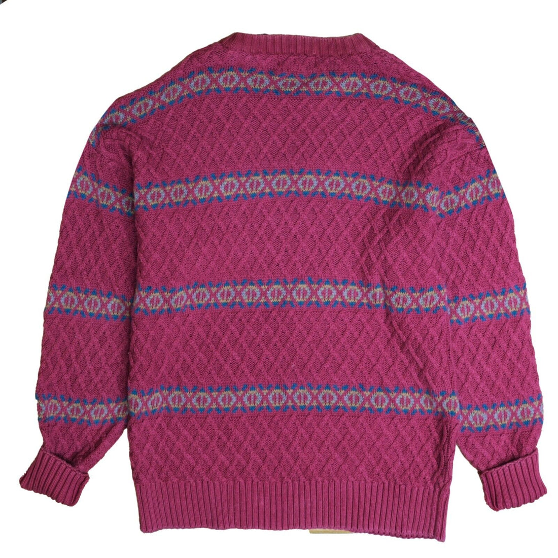 Vintage Eddie Bauer Pullover Crewneck Sweater Size Large Red