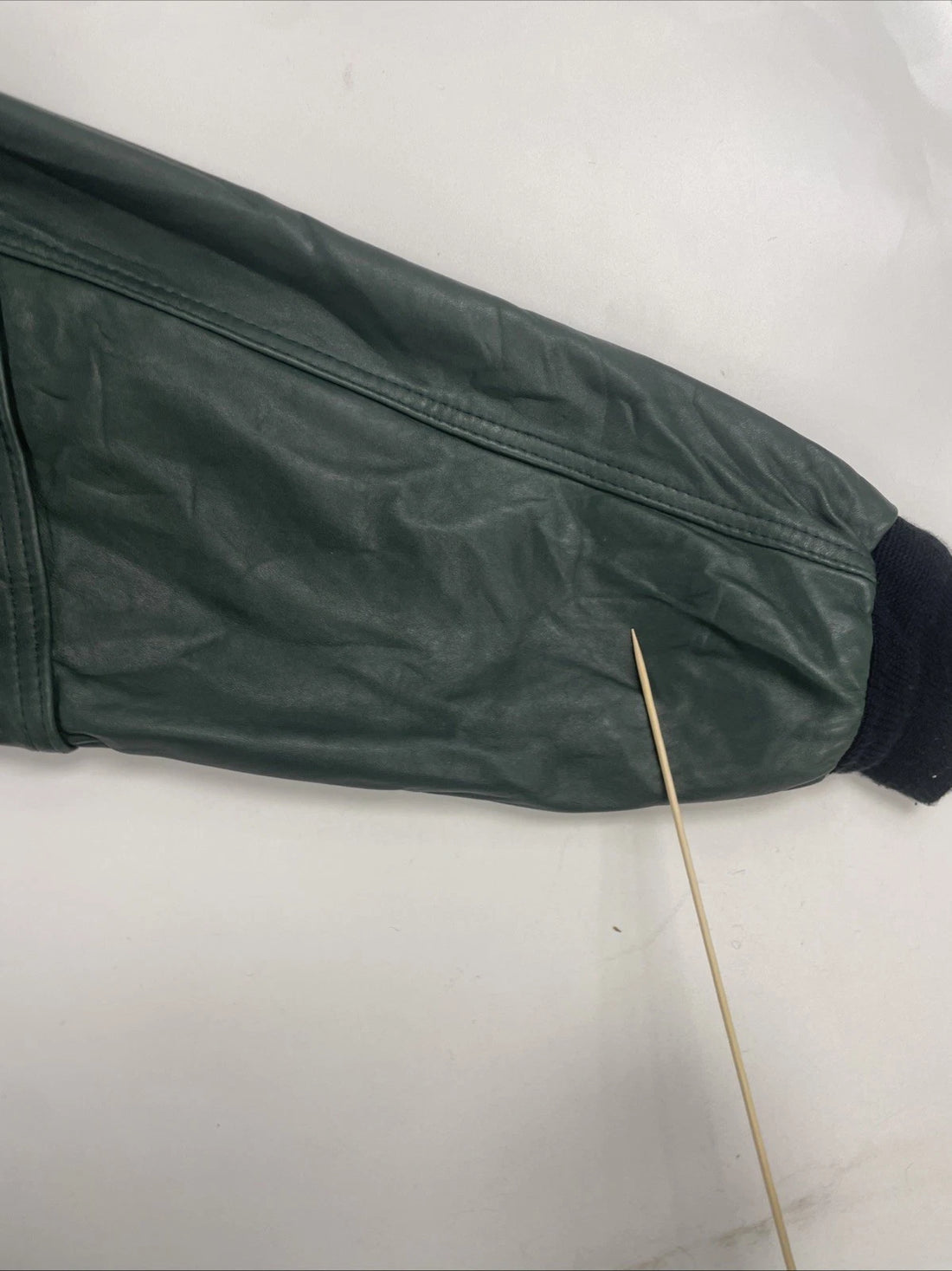 Vintage Screaming Eagle Wool Leather Varsity Jacket Size Medium
