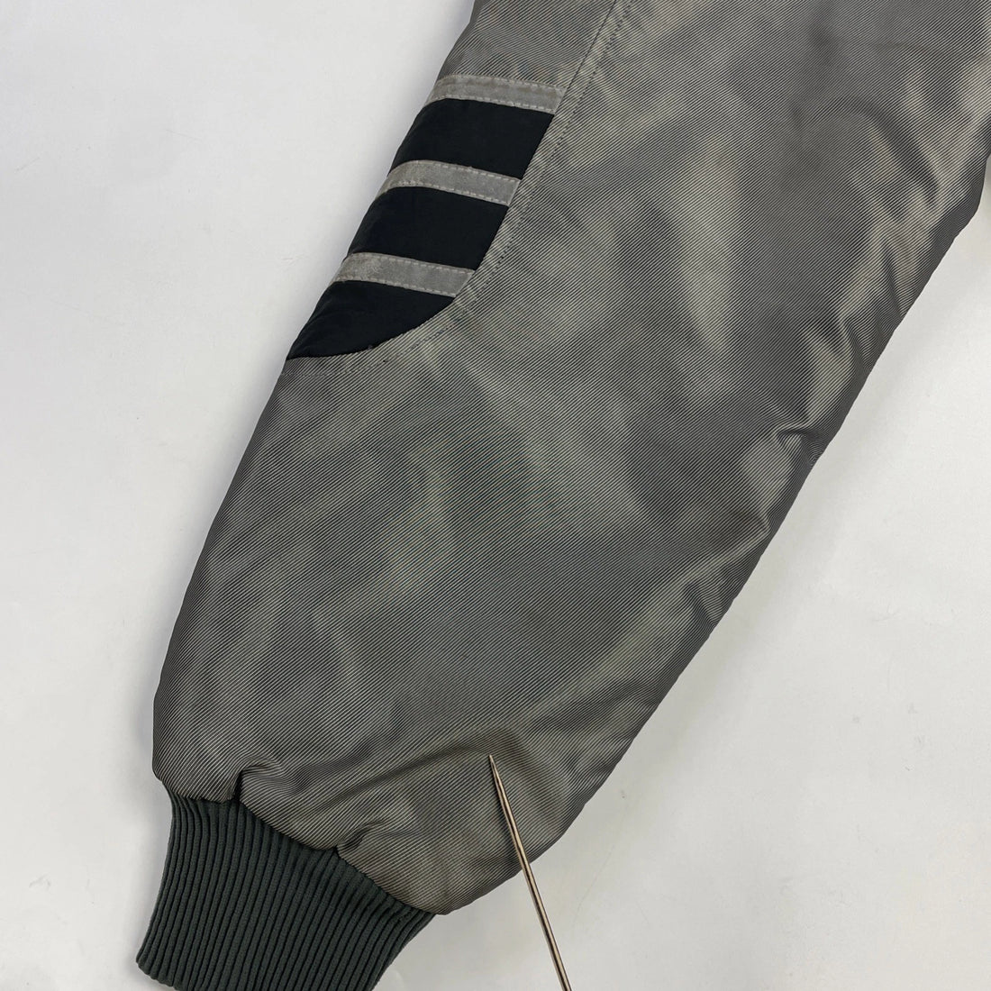 Vintage Ski-Doo Snowmobile Racing Jacket Size 42 Gray Insulated