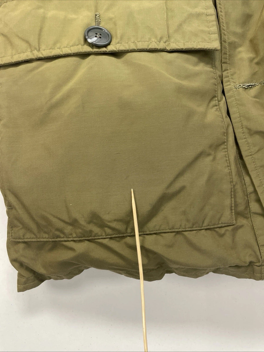 Vintage Eddie Bauer Parka Coat Jacket Size Large Green Goose Down Insulated