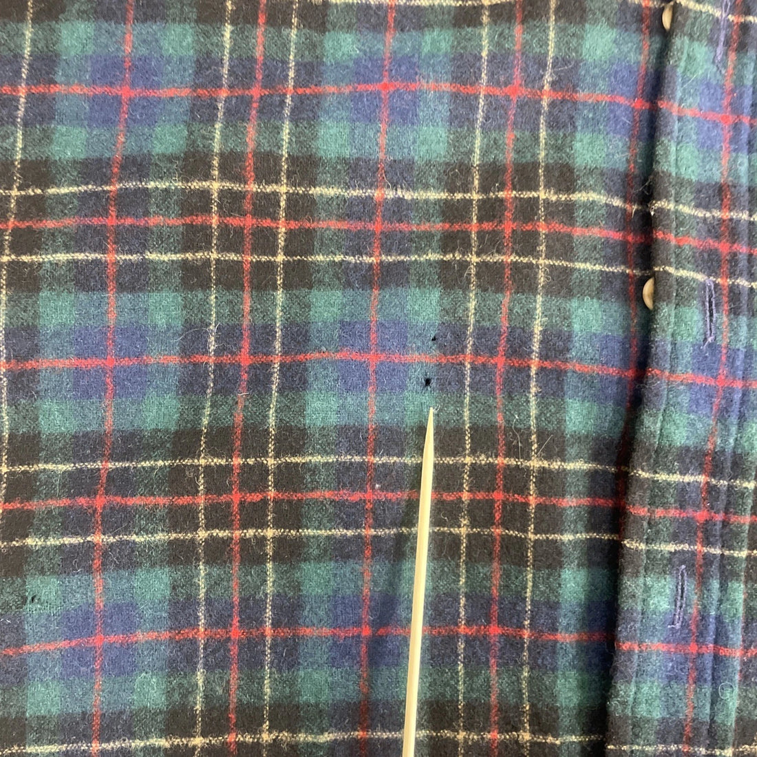 Vintage Pendleton Wool Fireside Button Up Shirt Size Medium Plaid