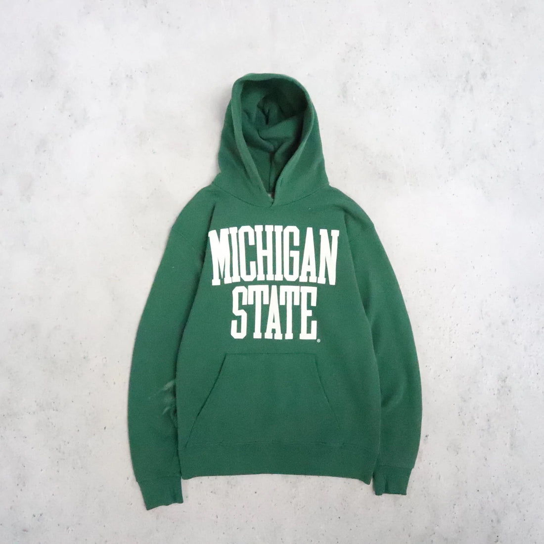 Vintage Michigan State Spartans Sweatshirt Hoodie Size Medium 90s NCAA