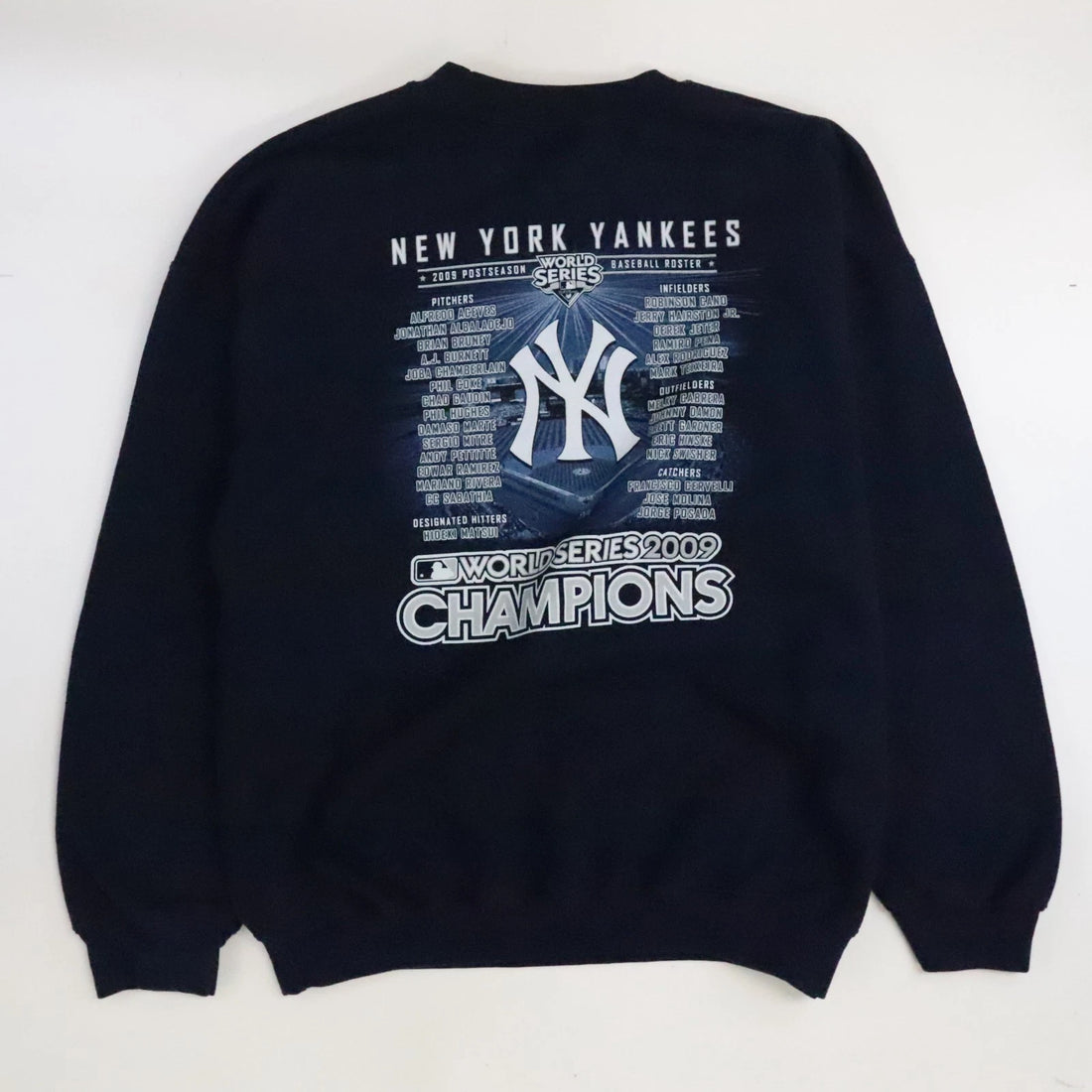 New York Yankees World Series Champions Sweatshirt Size XL 2009 MLB