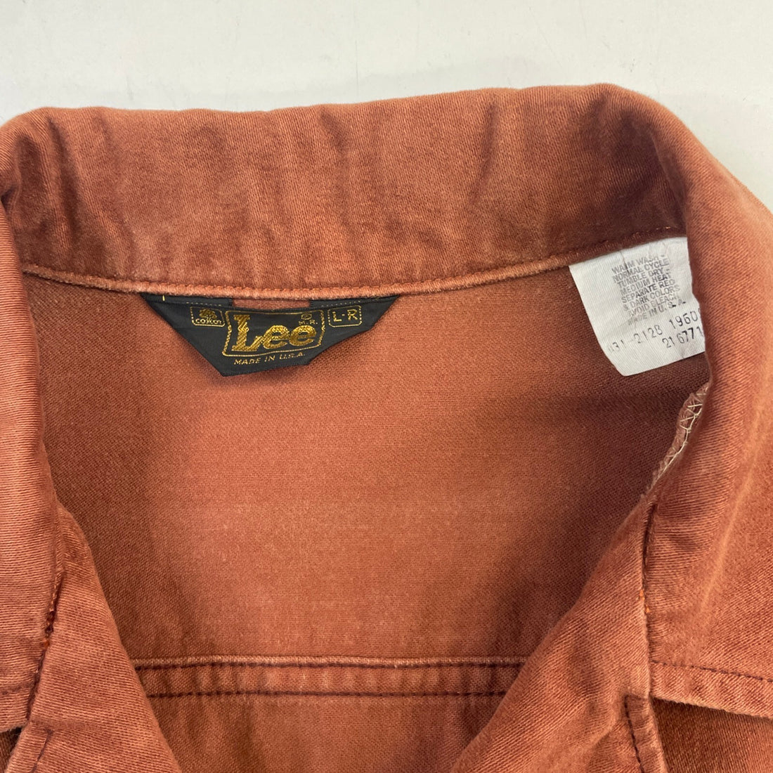 Vintage Lee Moleskin Western Jacket Size Large Burgundy Cropped 70s