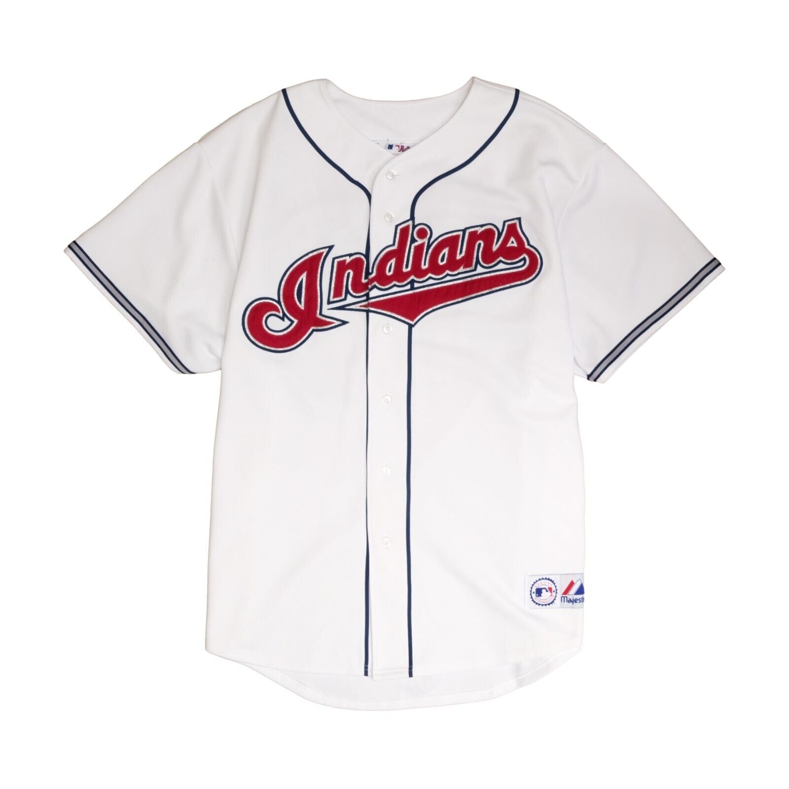 Majestic discount indians jersey