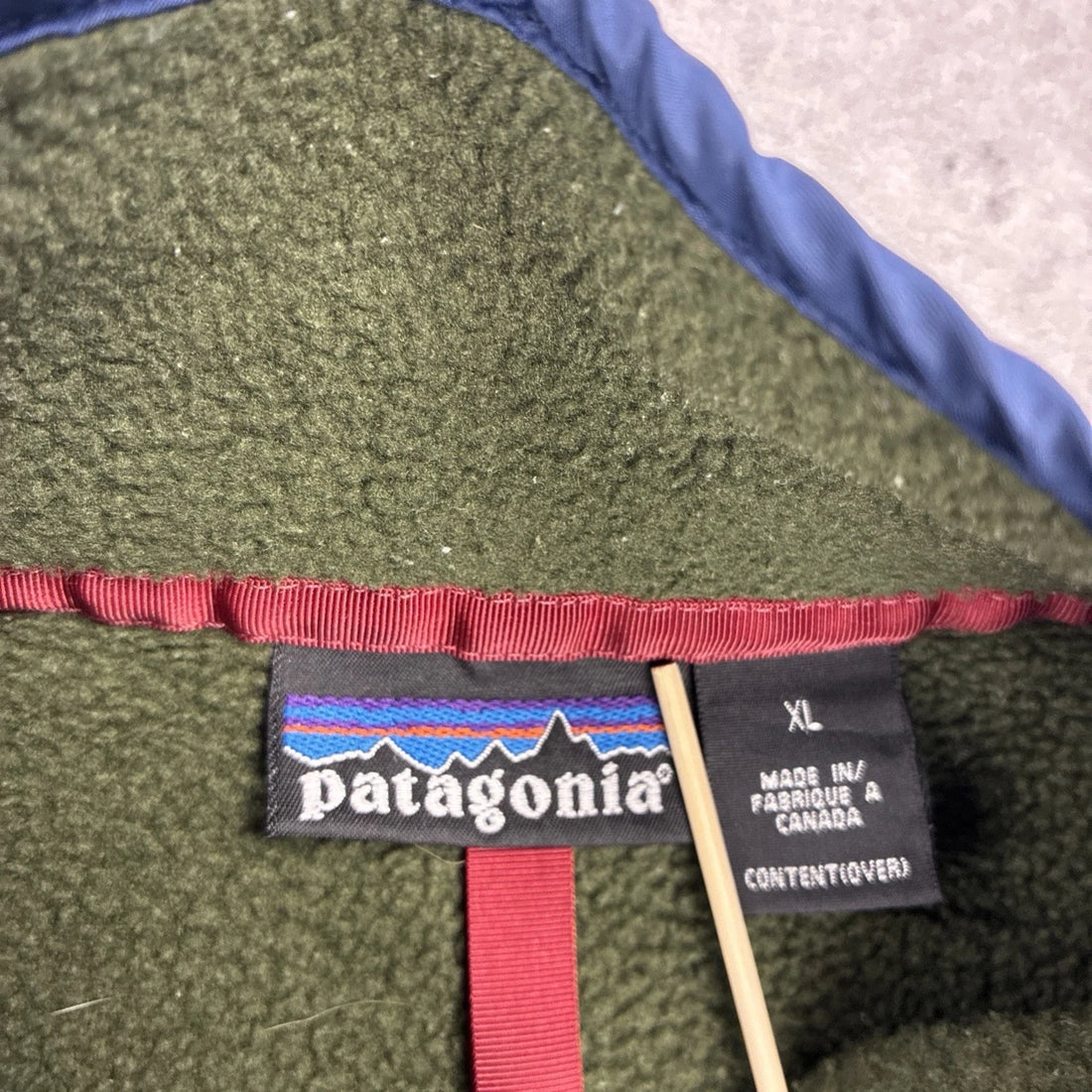 Vintage Patagonia Synchilla Snap T Fleece Jacket Size XL 90s