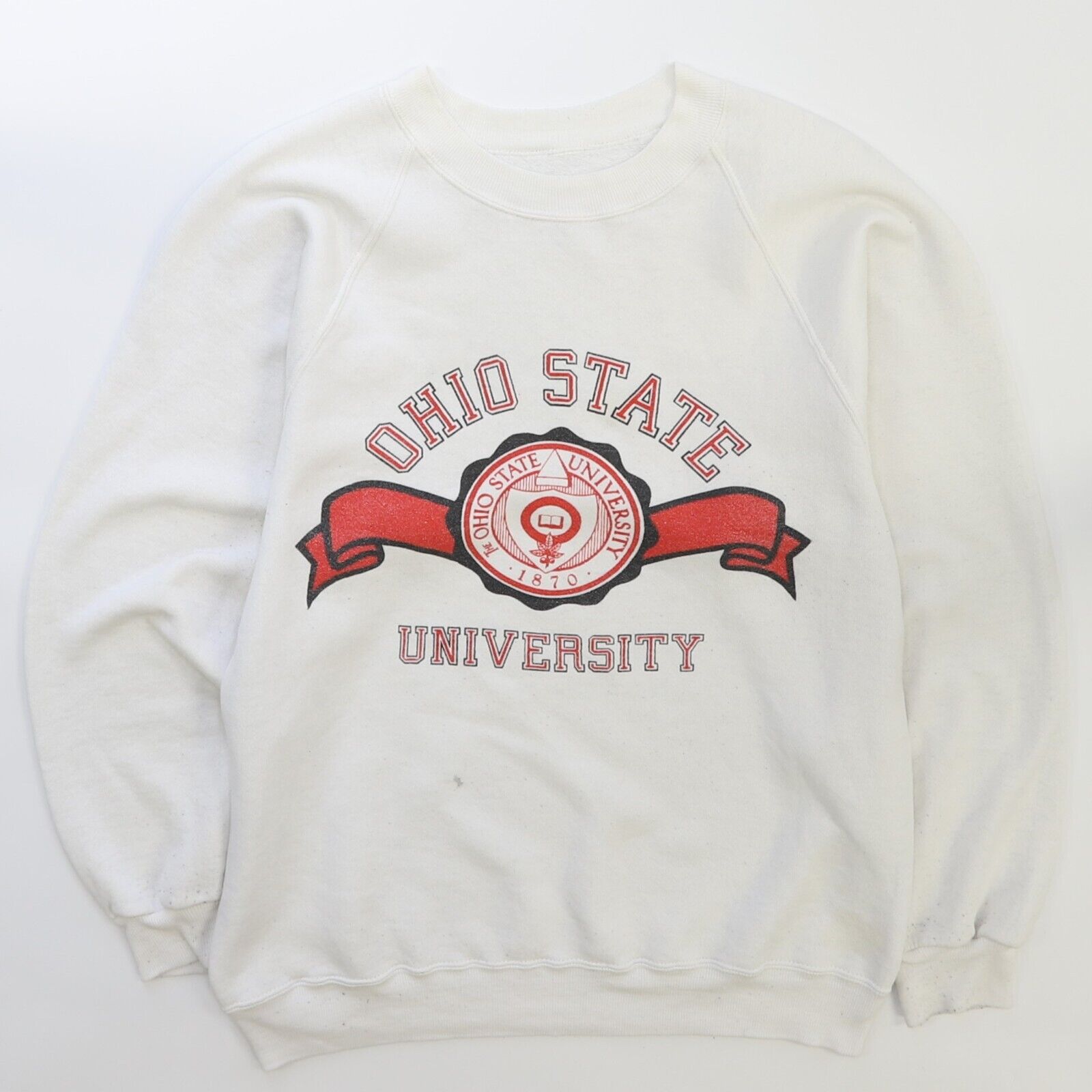 Vintage Ohio State Buckeyes Crewneck Sweatshirt Size Large 80s 90s NCAA