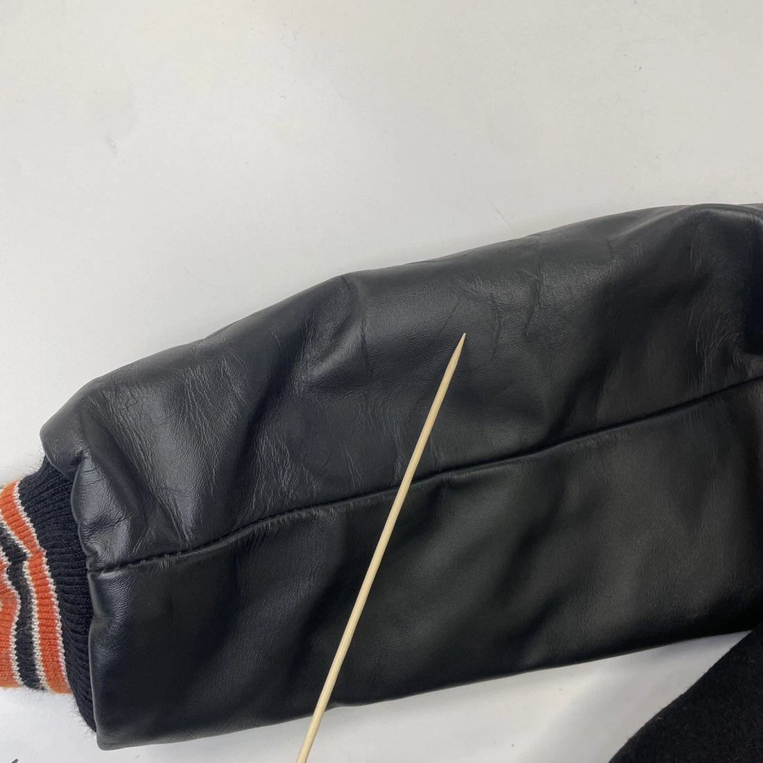 Vintage Tigers Fine Arts Butwin Wool Leather Varsity Jacket Size Large