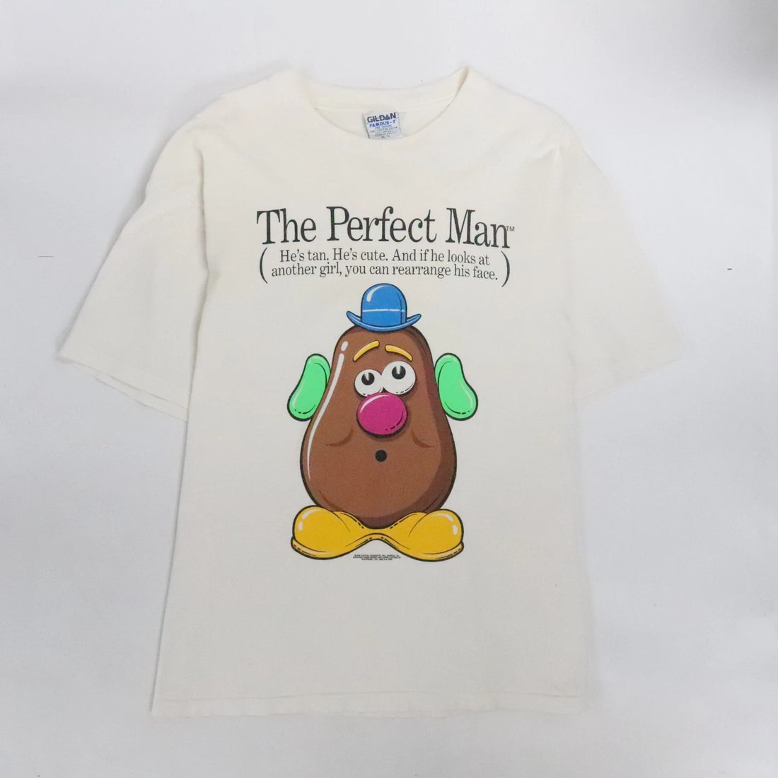 Vintage Mr. Potato Head The Perfect Man T-Shirt Size XL