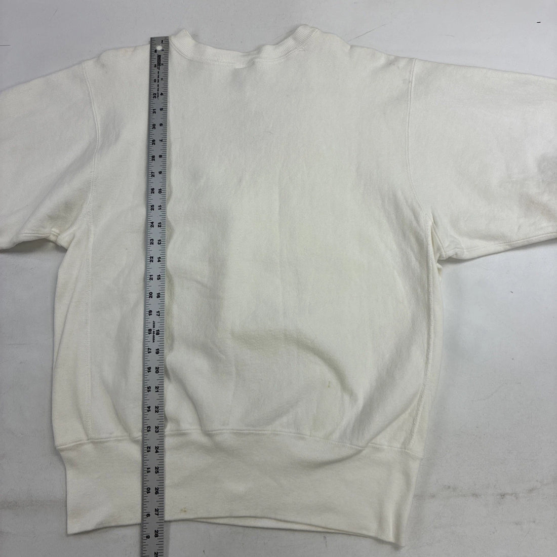 Vintage Champion Reverse Weave Crewneck Sweatshirt Size Large White 90s