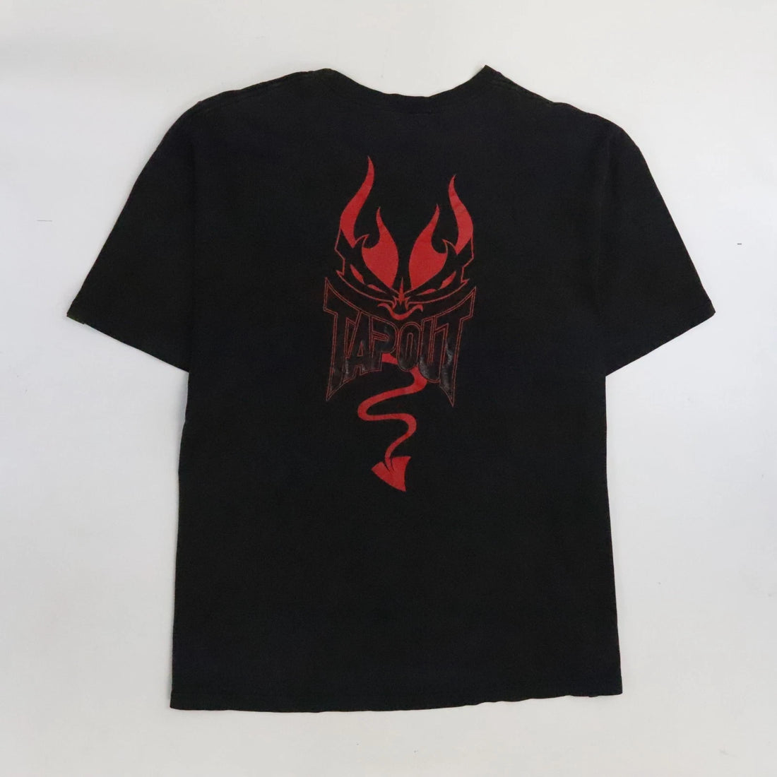 Vintage Tapout Devil T-Shirt Size 2XL Double Sided