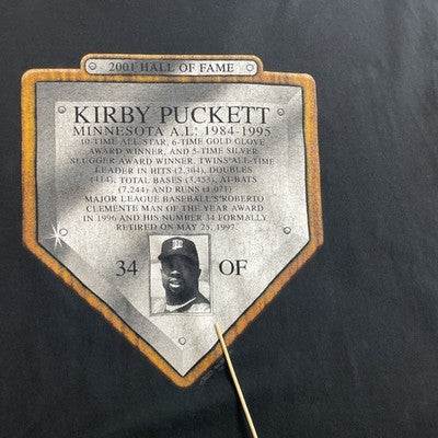 Vintage Kirby Puckett Hall Of Fame T-Shirt Size XL MLB