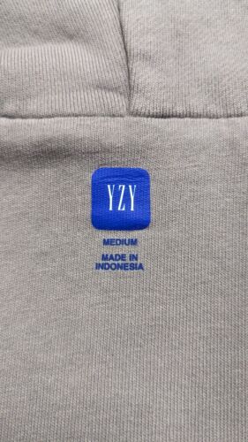 Yeezy Gap Unreleased Zip Sweatshirt Hoodie Size Medium Gray