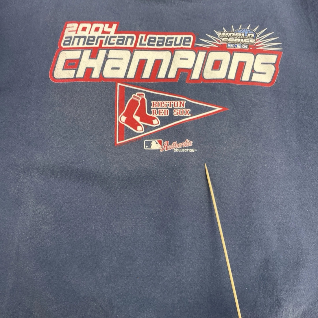 Vintage Boston Red Sox American League Champion Sweatshirt Size Large 2004 MLB