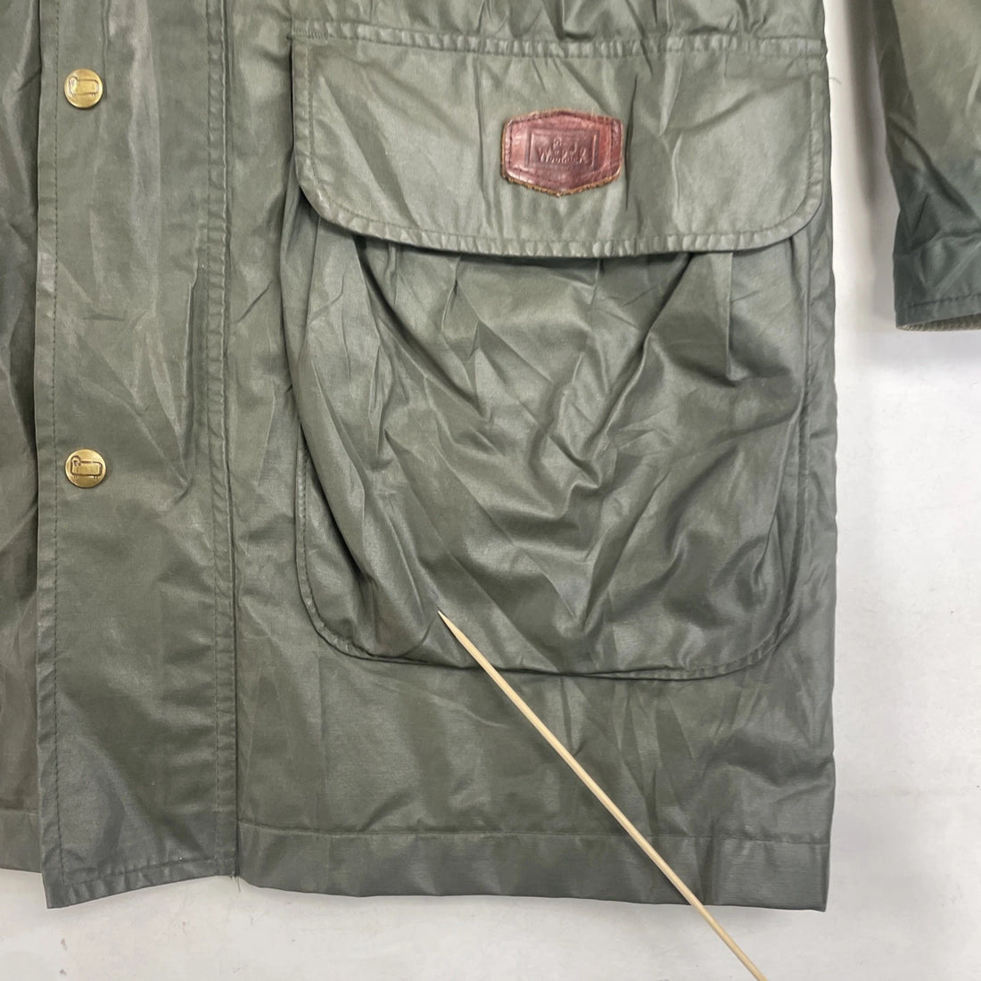 Vintage Woolrich Coat Jacket Size Small Green