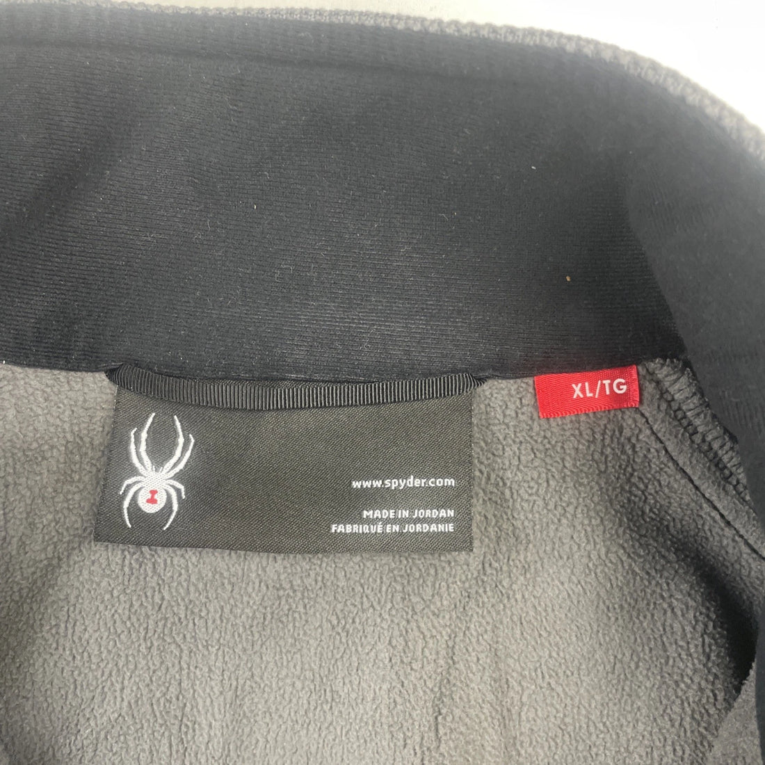 Spyder Fleece 1/4 Zip Pullover Sweater Jacket Size XL