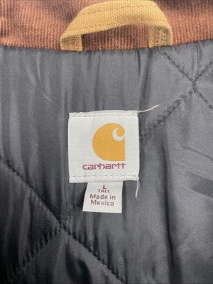 Carhartt Canvas Arctic Work Jacket Size Large Tall