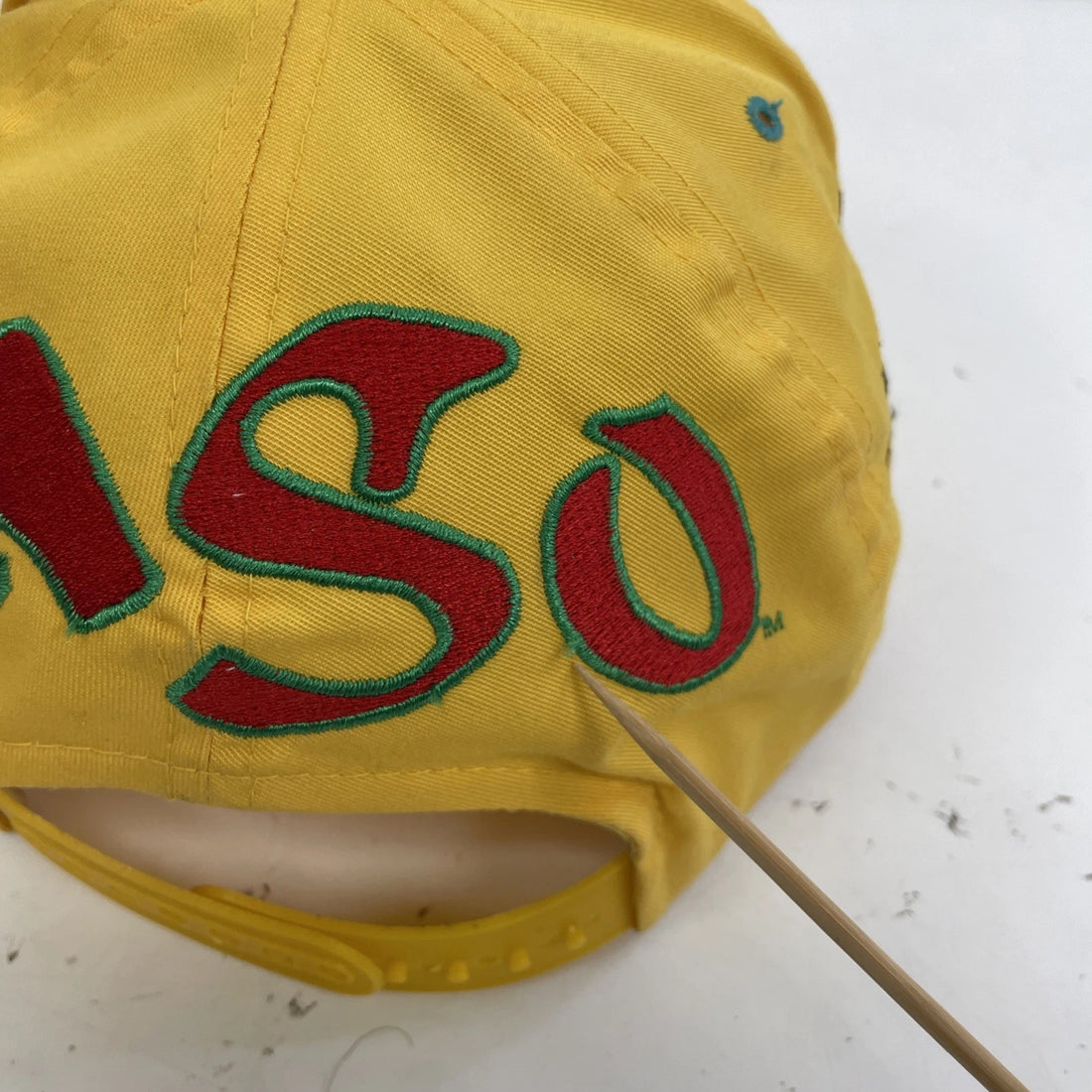 Vintage Aladdin Lago Blockhead Disney Snapback Hat Cap OSFA 90s