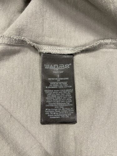 Yeezy Gap Unreleased Long Sleeve T-Shirt Size Small Gray 