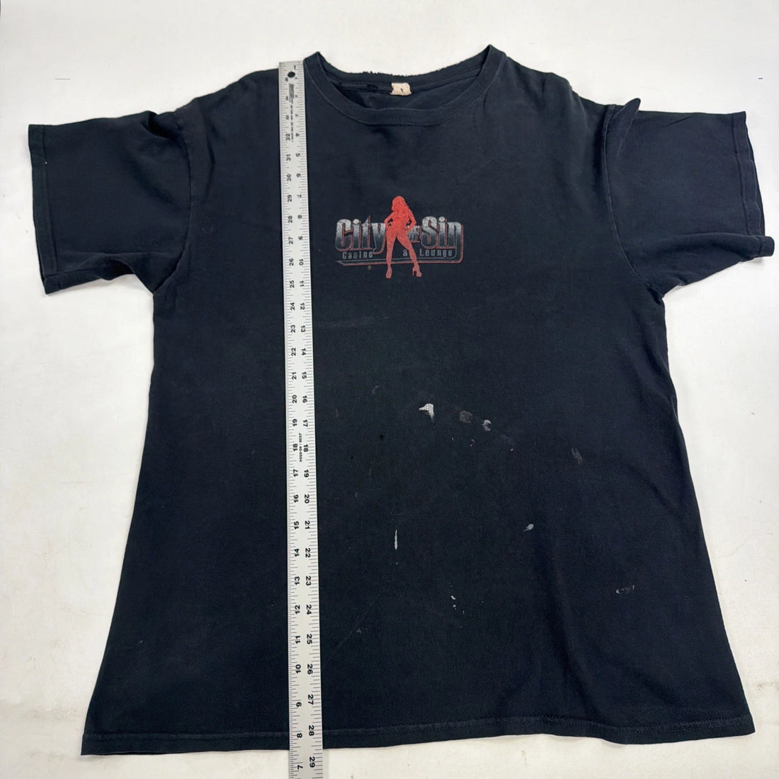 City Of Sin Casino & Lounge Las Vegas T-Shirt Size XL