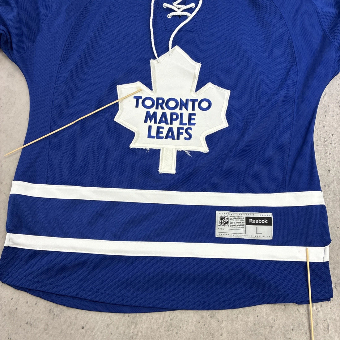 Toronto Maple Leafs Phil Kessel Reebok Jersey Size Large NHL