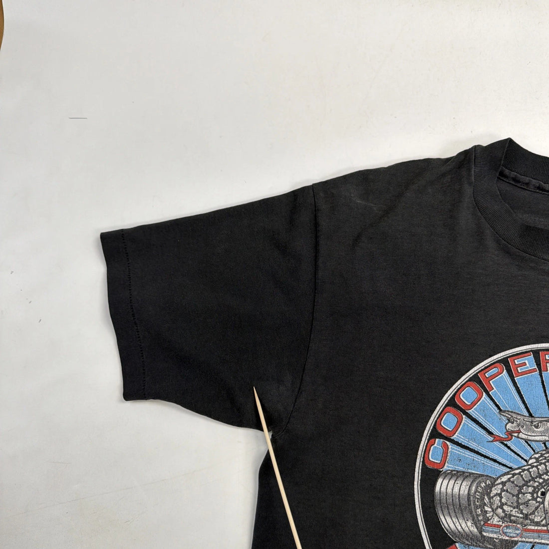 Vintage Cooper Cobra Radial G/T Racing T-Shirt Size Large 80s 90s